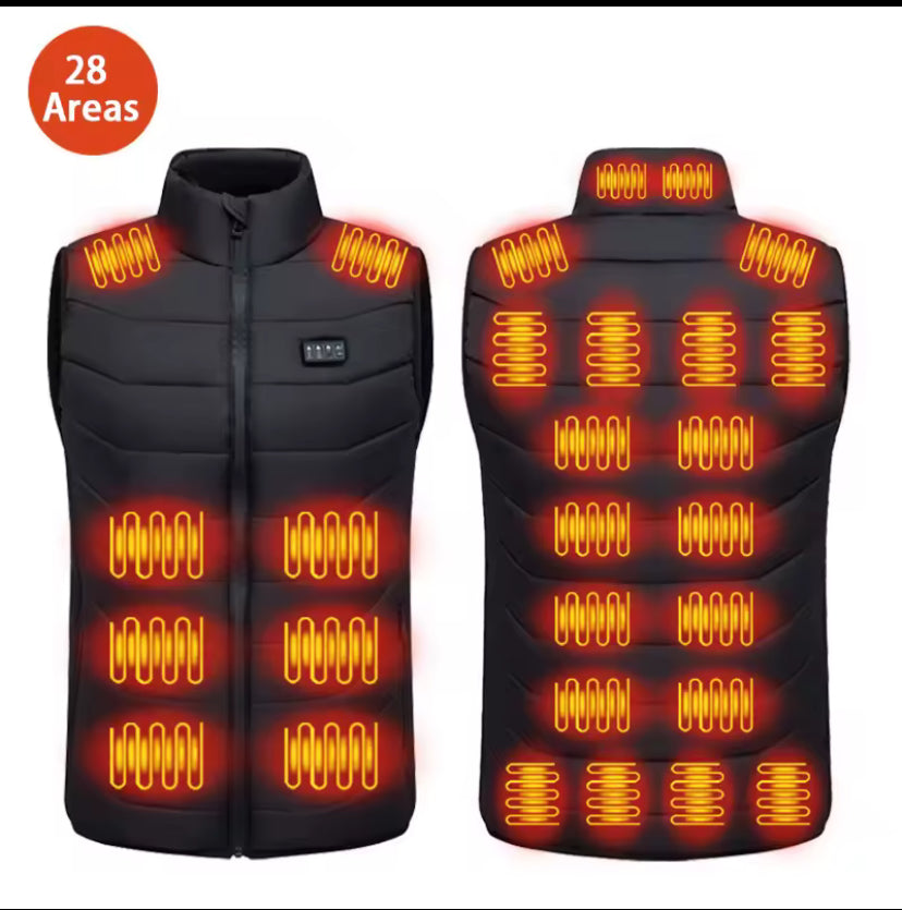 Giacca riscaldante a 9 zone, giacche riscaldanti elettriche per uomo e donna, abbigliamento sportivo, cappotto riscaldato in grafene, giacca riscaldante

USB per il campeggio