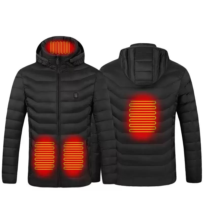 Giacca Riscaldante  WarmWork - 8 Zone USB | Autonomia 12H | Per Muratori e Lavoratori Fuori